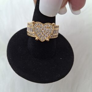 Gold Heart Women's Ring